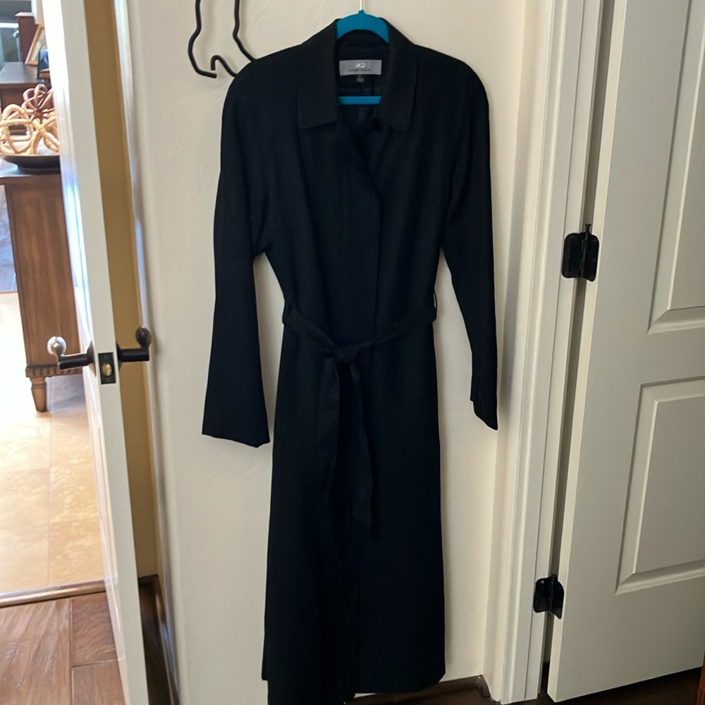Anne Klein Black Long Coat